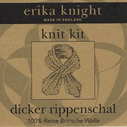 Erika Knight Strickset Dicker Rippenschal