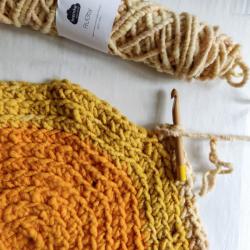 Kremke Soul Wool RUGby Teppichwolle UNgefärbt
