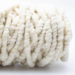 Kremke Soul Wool RUGby Teppichwolle UNgefärbt Naturweiß ungefärbt