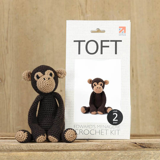 TOFT Benedikt der Schimpanse Häkelset Benedikt Chimpanzee