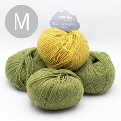 Kremke Soul Wool Knitting set pullover StepUp Grün Messing