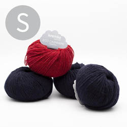 Kremke Soul Wool Strickset Pullover StepUp Nachtblau Kirsche