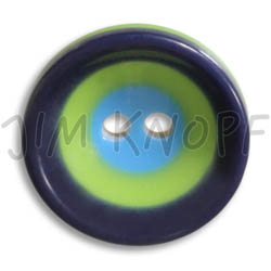 Jim Knopf Colorful plastic button circles 16mm Blau Grün Hellblau