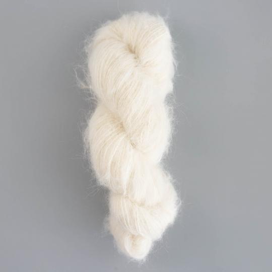 Kremke Soul Wool Baby Silk Fluffy naturweiß ungefärbt Natur ungefärbt