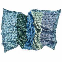 Cowgirl Blues Kit Beehive Blanket handgefärbt