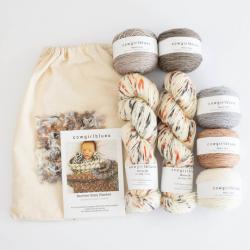 Cowgirl Blues Kit Beehive Blanket hand dyed Neutrals