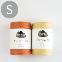 Kremke Soul Wool Häkelset Papyrus Korb Pia Helsinki