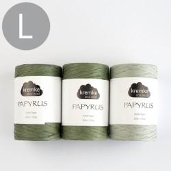 Kremke Soul Wool Häkelset Papyrus Korb Pia Stockholm