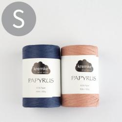 Kremke Soul Wool Häkelset Papyrus Korb Pia Oslo