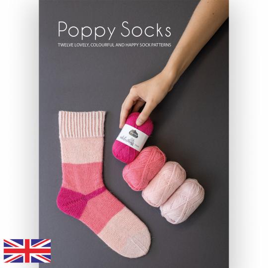 Kremke Soul Wool Anleitungsheft Poppy Socks englisch