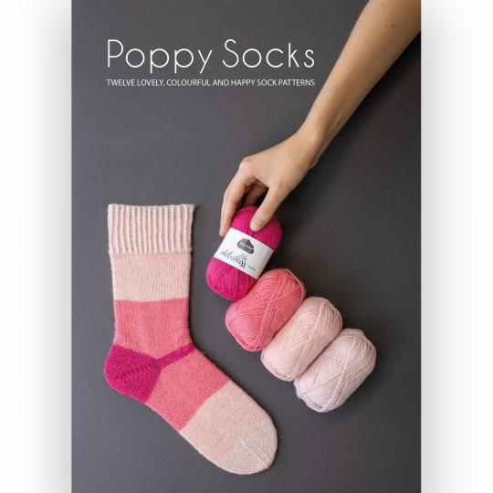 Kremke Soul Wool Anleitungsheft Poppy Socks englisch