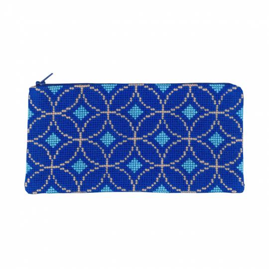 Fru Zippe Stifttasche Sashiko 71-0452 Sashiko