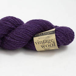 Erika Knight Vintage Wool 500g Paket mit Anleitung Mulberry