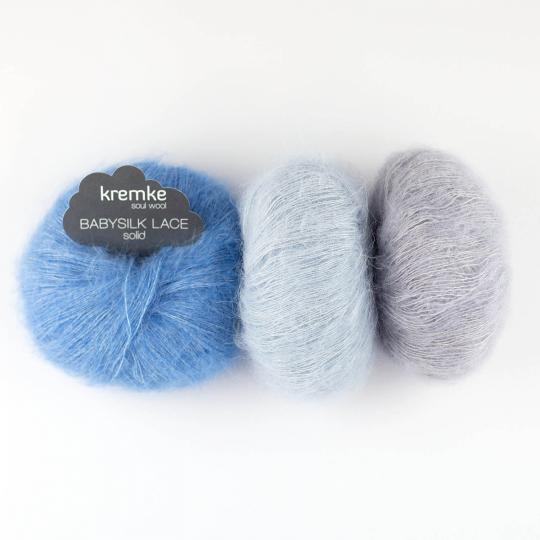 Kremke Soul Wool Baby Silk LACE solid Hellbeige