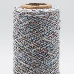 Kremke Soul Wool Twinkle 25g Weiß Blau Rosa