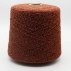BC Garn Babyalpaca 10/2 auf 1kg Kone Rot-Braun Melange