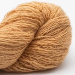 Nomadnoos Smooth Sartuul Sheep Wool 2-ply light fingering handspun this gold sleighs me (yellow)