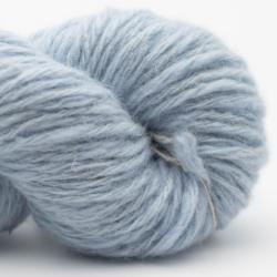Nomadnoos Smooth Sartuul Sheep Wool 4-ply ARAN handgesponnen butterfly me to the moon (light blue)