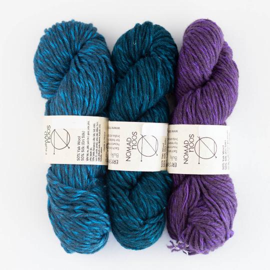 Nomadnoos Eri Khullu 6-ply handgesponnen hit the high montains (denim)