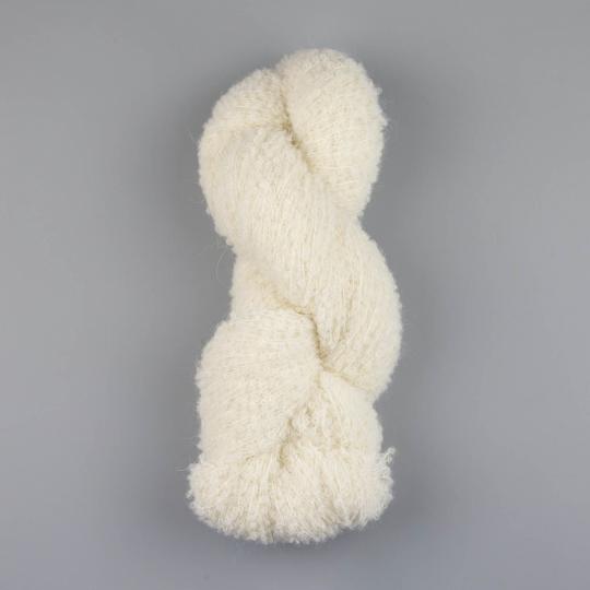 Kremke Soul Wool ALPALOOP Bouclé ungefärbt Natur
