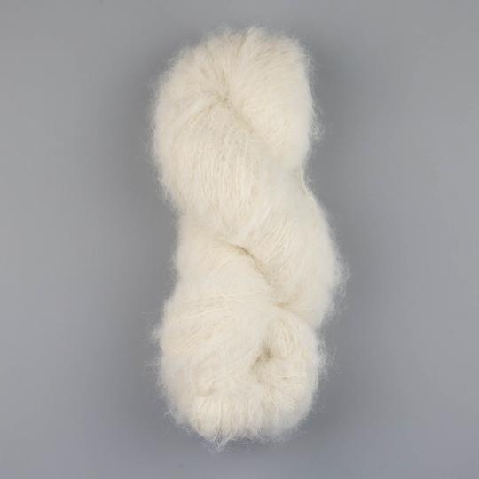 Kremke Soul Wool TIYARIK Suri Alpaka, Wolle ungefärbt Natur