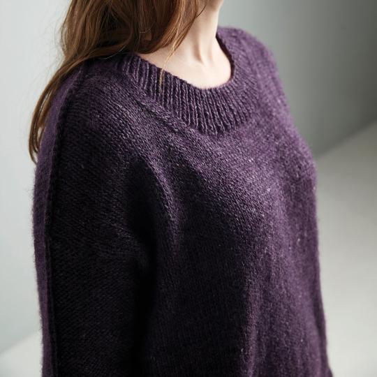 Erika Knight Opskrifter Kemptown Sweater dänisch