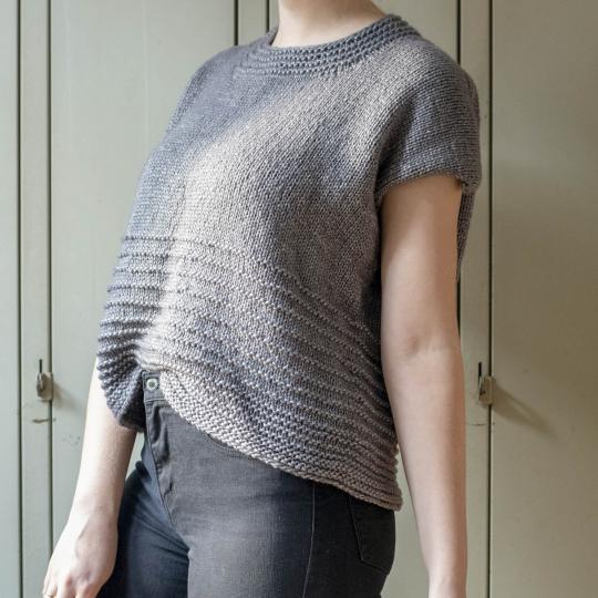 Kremke Soul Wool Anleitung Silver Breeze Pullunder deutsch