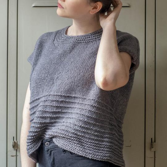 Kremke Soul Wool Anleitung Silver Breeze Pullunder deutsch