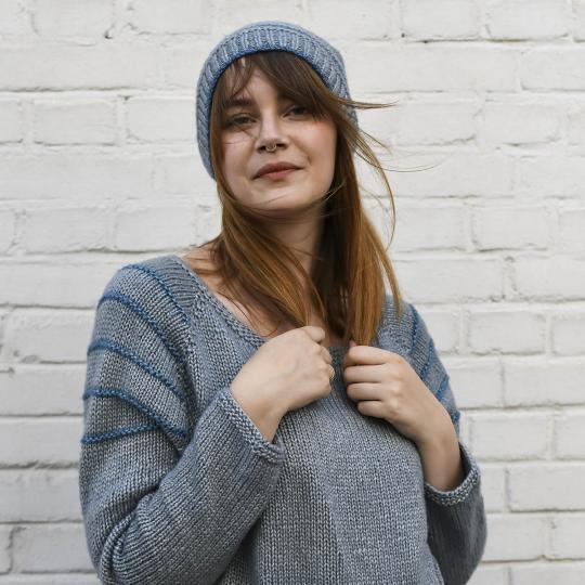 Kremke Soul Wool Anleitung Breeze Mütze deutsch