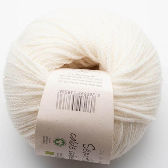 BC Garn Semilla Cablé GOTS im 500g Paket Natural