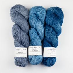 Cowgirl Blues Proper Sock Solids 100g handgefärbt