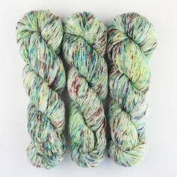 Cowgirl Blues Proper Sock gradient hand dyed Karma Chameleon