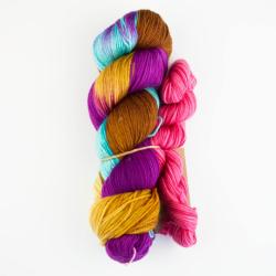 Manos del Uruguay Alegria Superpool kits hand dyed Circus