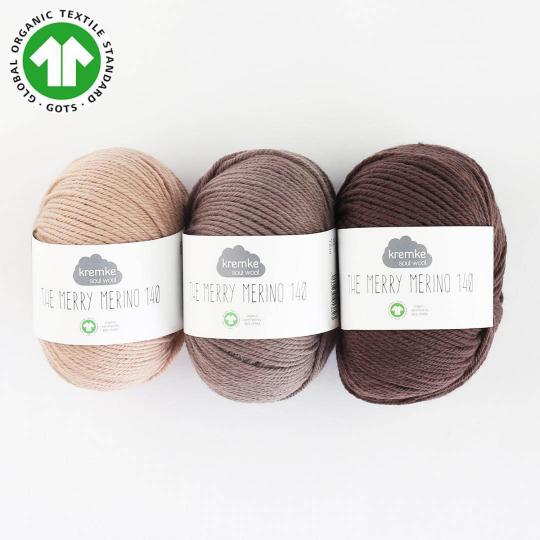 Kremke Soul Wool The Merry Merino 140 GOTS Natur