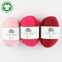 QJH 100% Organic Cotton Yarn - Eco Friendly Crochet and Knitting Yarn -  Cotton Baby Sport Weight Yarn - 1.76oz/136yards/1Pcs