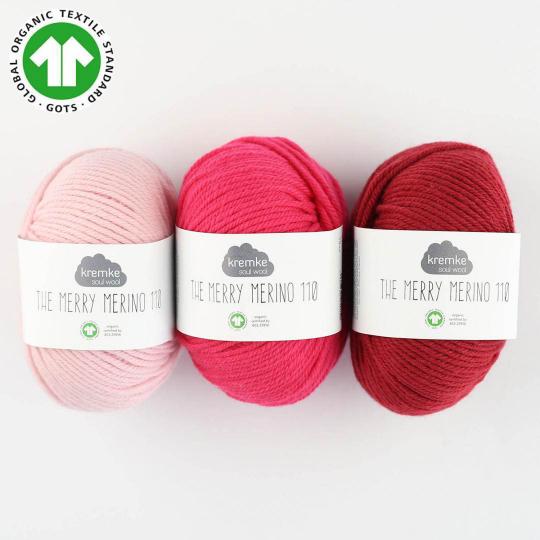 Kremke Soul Wool Merry Merino 110 GOTS Wool White