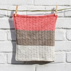 BC Garn Pattern Dishcloths Colourblock