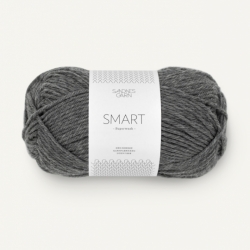 Sandnes Garn Smart dark grey mottled