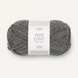 Sandnes Garn Peer Gynt dark grey mottled