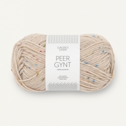 Sandnes Garn Peer Gynt marsipan tutti frutti tweed