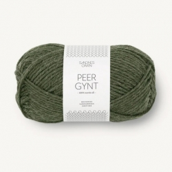 Sandnes Garn Peer Gynt dark green mottled