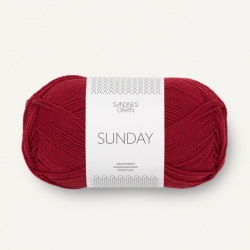 Sandnes Garn Sunday deep red