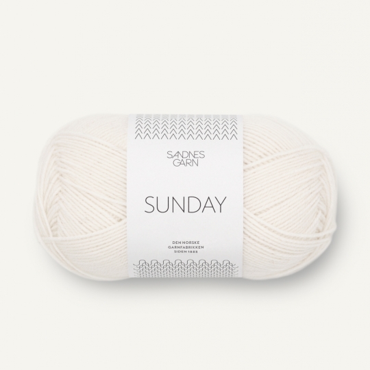 Sandnes Garn Sunday white