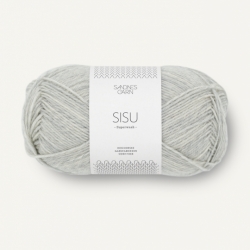 Sandnes Garn Sisu light grey mottled