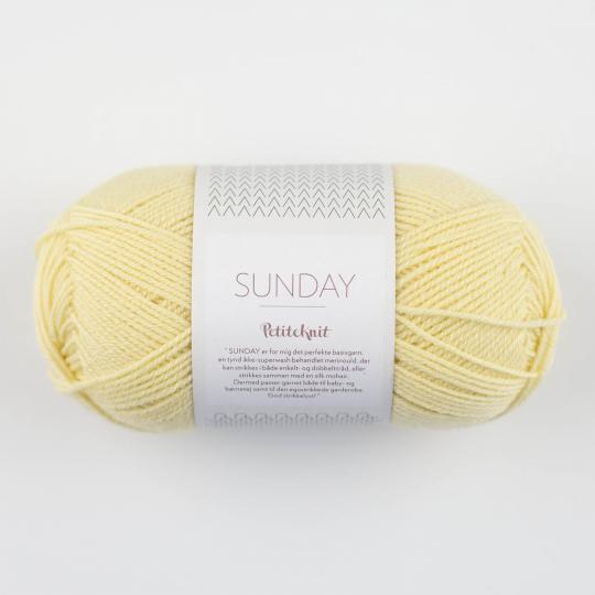 Sandnes Garn Sunday by PetiteKnit whipped cream