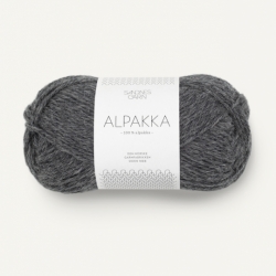 Sandnes Garn Alpakka dark grey mottled