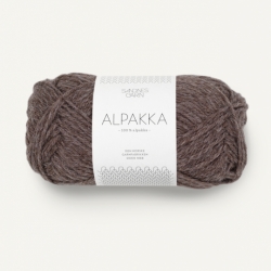 Sandnes Garn Alpakka medium brown mottled