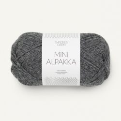 Sandnes Garn Mini Alpakka dark grey mottled