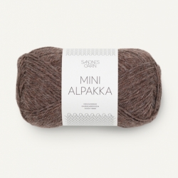 Sandnes Garn Mini Alpakka medium brown mottled