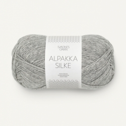 Sandnes Garn Alpakka Silke grey mottled